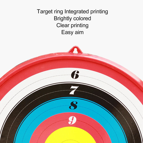 Stor Rundt Bueskytingmål for Barn - Innendørs og Utendørs Skytespill - Sugkopp Pilmål - Gutter og Jenter