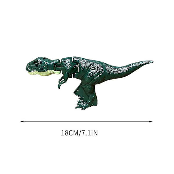 Hemdekoration Dinosaurie Leksak Barn Tryck Tyrannosauru Modell Vibrerande Huvud Och Svans Flyttande Dinosaurie Semesterprydnader
