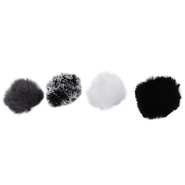 8 st Universal Lavalier Mikrofon Päls Vindruta Päls Vindruta Vindmuff För Lapel Lavalier Mic
