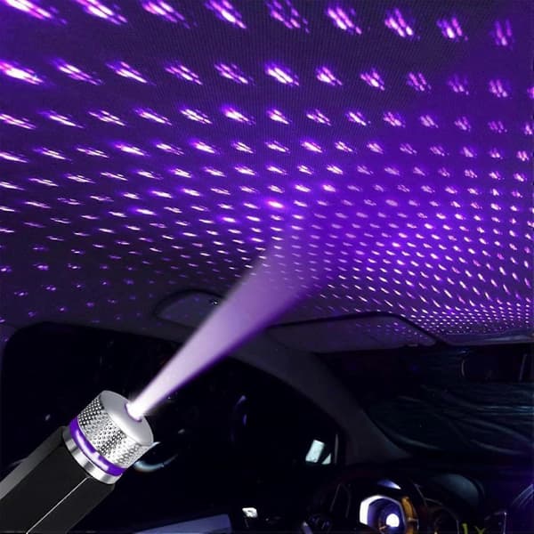 Mini LED Projektionslampe Stjerne Nat USB Stik Lys, Laserlys, Stjernelys