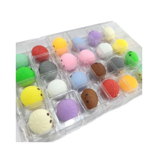2026 Ny Squishy Bun Bao Bun Mystisk Julekalender (24 TILFELDIGE Dumplings)