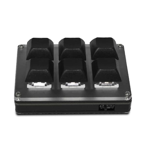 6-knappers Trådløst Tilpassbart Tastatur 2.4g Usb Bluetooth -modus Tastaturtilpasning Hot-swappable Taster
