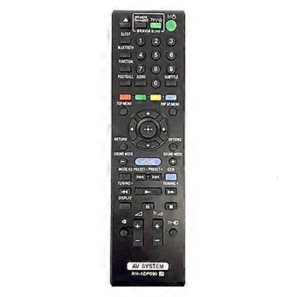 Erstatningsfjernkontroll RM-ADP090 for SONY AV-system HBD-E2100 DBD-E3100 BDV-E4100 BVD-E6100