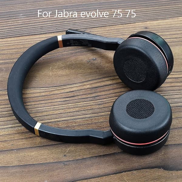 Holdbare Ørepude til Evolve 75 75+ Hovedtelefon Ørepude Hylster Protein Ørekopper