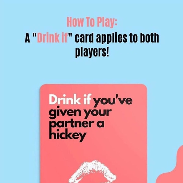 Dizzy Date Game Card 100 Dialogkort för dejtkväll Par Alla hjärtans dag-present