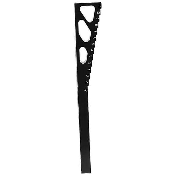 RC Modellbil Metall Åkhöjd Droop Mätare Justeringslinjal Mätverktyg för 1/8 1/10 1/12 RC Bil