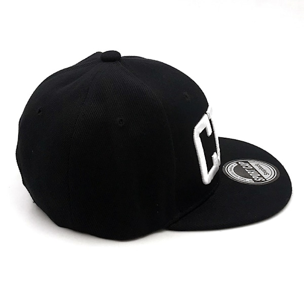 Lasten Jalkapallotähti Ronaldo -kirjonta-lippis Pojille ja Tytöille Urheilu Snapback Hip-hop -lippikset musta