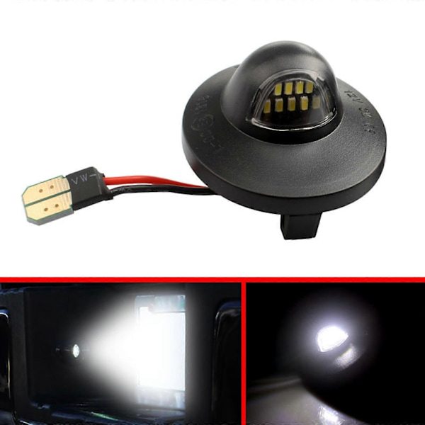 Til F150 F250 F350 2x LED Nummerpladelys Bilbelysningssæt