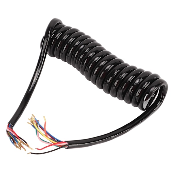13-Kernet Polyuretan Spiralkabel til Trailer - 20AWG 3m 9,8ft Længde