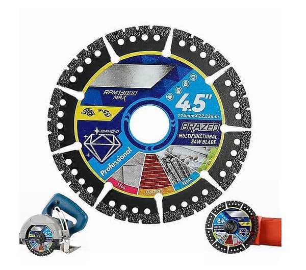 Diamond Multi-Purpose savklinger, 4,5 tommer kraftige diamantskæreklinger