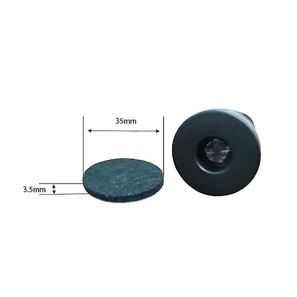 Justerbara möbelfötter Heavy Duty, bordsbensnivåer Justerbar höjd (4 stycken) Starlight