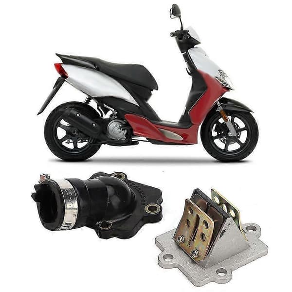 Reedventil & indsugningsstuds til Yamaha Jog 50 karburator CY50