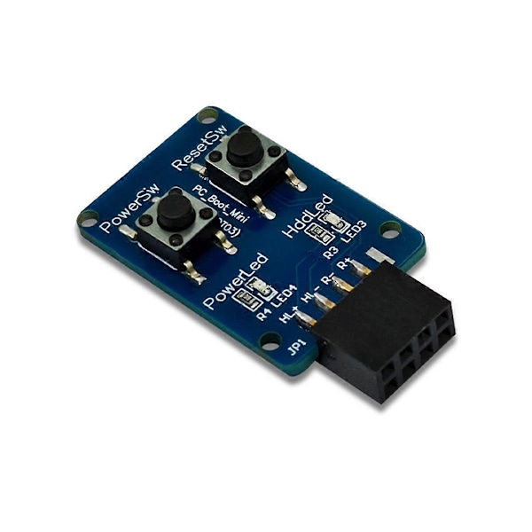 PC-Boot-Mini Bundkort Boot Test Board 9 Pin PC Tænd/Sluk Knap til PC Bundkort