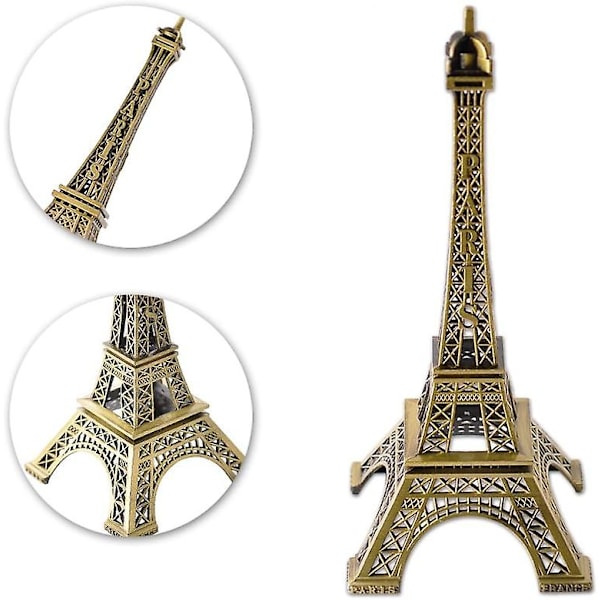 Eiffel-tornin malli - 15 cm metallista Eiffel-tornin muistoesine Eiffel-tornin patsas