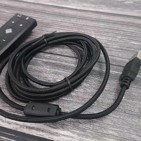 USB-adapter eksternt lydkort 3,5 mm hovedtelefon-mikrofonstik til Cloud2 7.1