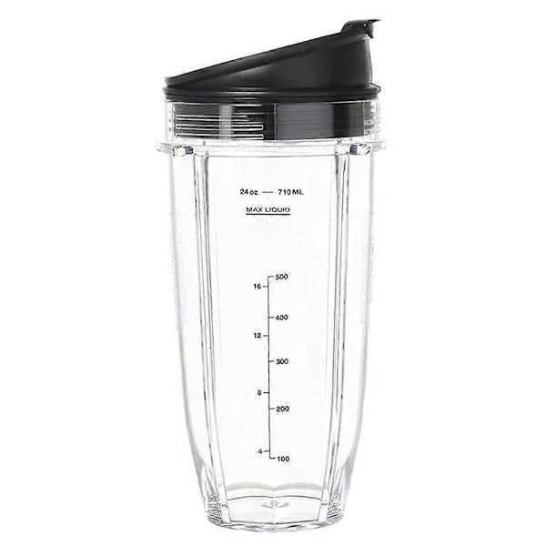 Ersättningsmugg för Nutri Ninja Blender, Blender Ersättningsdelar, Blenderdelar (24 Oz)
