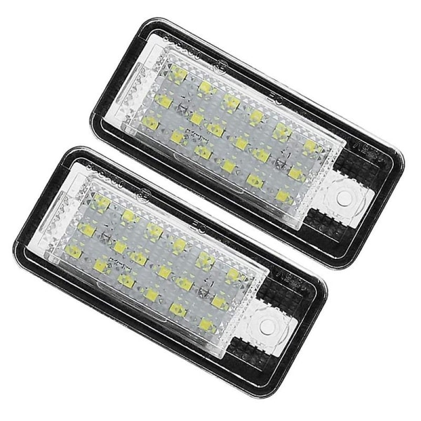 Bil LED Nummerplate Lys Lampe Hvit For - A3 S3 8p A4 B6 B7 A5 A6 4f A8 S8