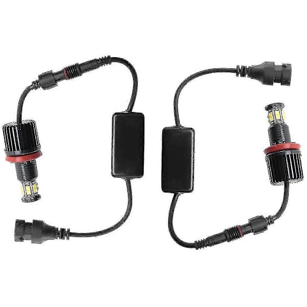 1 Par 120W 12LED Bil Angel Eye Marker Strålkastarlampor För E82 E90 E92 E60 E61 E63 E89 X6 H8