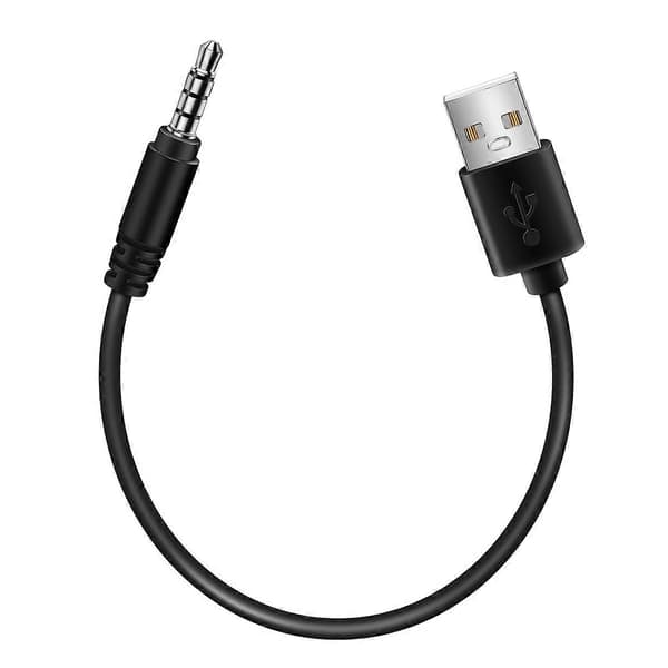 3,5 mm Plugg AUX Audio Jack til USB 2.0 Hann Lader Kabel Adapter Ledning