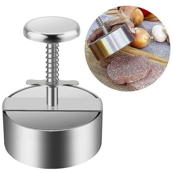 Hamburgerpresse - LARGEIGHT - 304 rustfrit stål - Flere farver - Ergonomisk - Nem at rengøre
