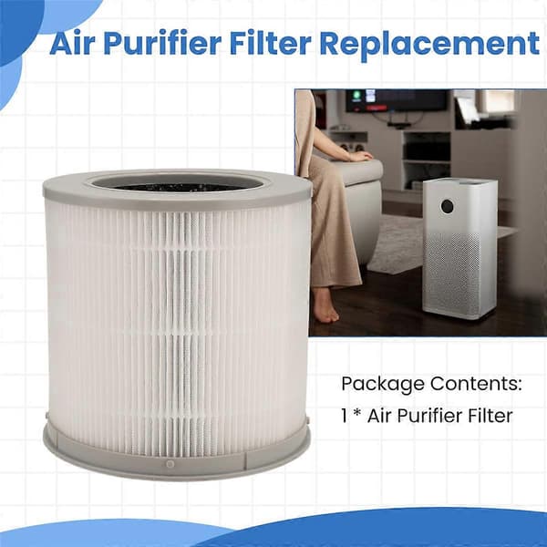Luftrenserfilter til Xiaomi Luftrenser 4 Compact Filter Smart Luftrenser PM 2.5 med Aktivt Kul
