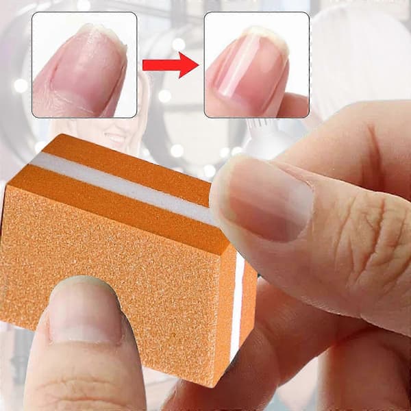 22 st Nagelbufferblock Set Svamp Manikyr Tillbehör Nagelslippblock Nagel