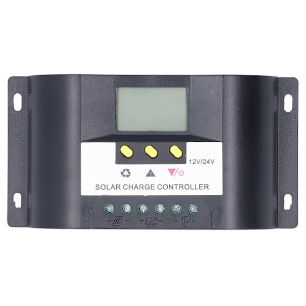 Högkvalitativ Smart LCD-display PWM Solcellsladdningsregulator Justerbar Timer