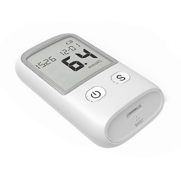 Hemoglobinmätare Hemoglobin Testkit Glucometer Mäter Blodsocker, 50 Test - I Lager