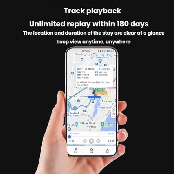 GPS-sporer med sterk magnet