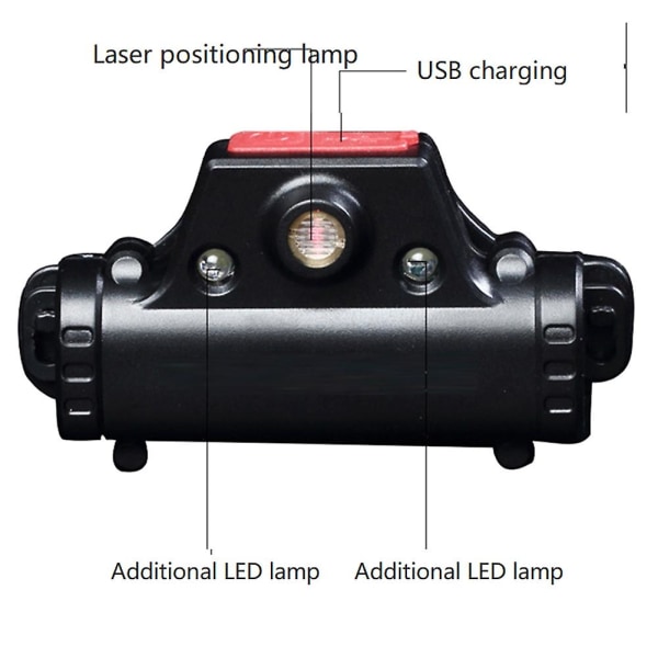 Wheel Balancer Laser-locator Infraröd mätpunkt Blyblock Däckbalansering Laser-ljus