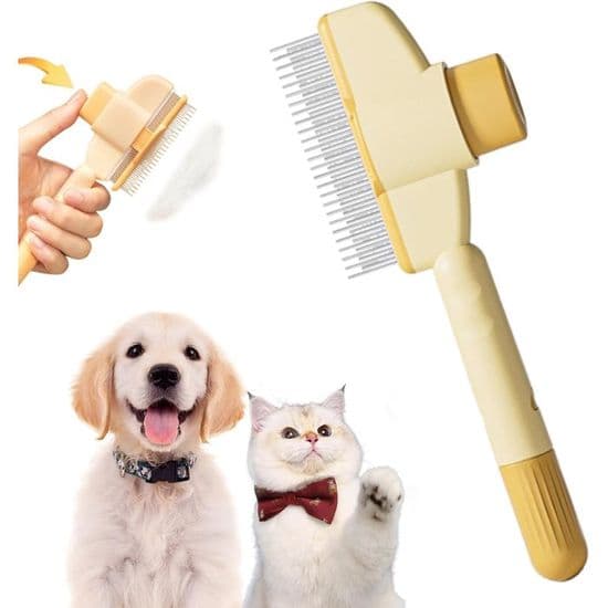 Anti-død hårbørste, kattebørste, Feline Kingdom, Smart børste kattekam, kattebørste, hundebørste