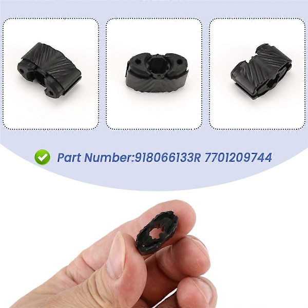 8 st Bil Taklucka Slider Reparationsklämmor för Renault Megane 3 918066133R 7701209744