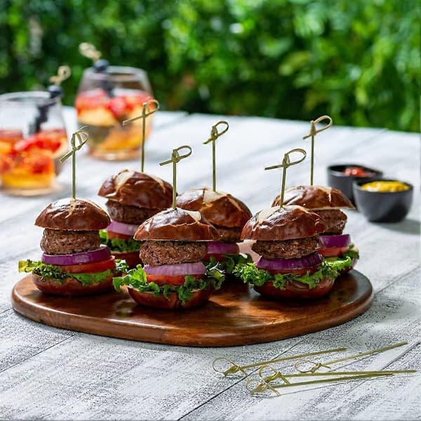 500 stk. bambusknottepinner, cocktailpinner, drikkepinner