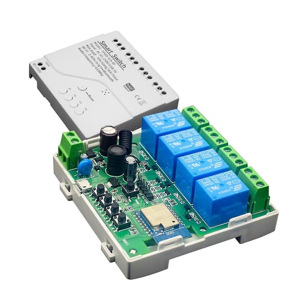Tuya Smart Switch Wifi Switch DIY Timer AC 85V-250V 4ch RF Smartlife Hjem Automatisering Modul til Ale