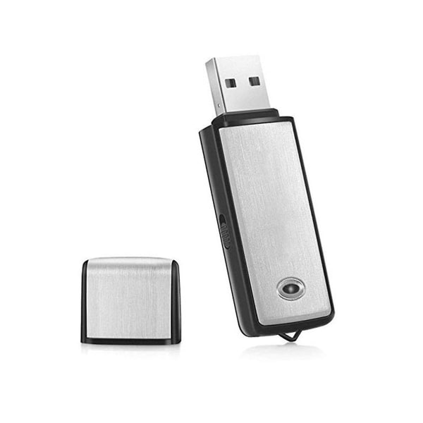 16g USB röstinspelare USB flashminne Laddningsbar digital röst ljudinspelare för PC Meeting Int