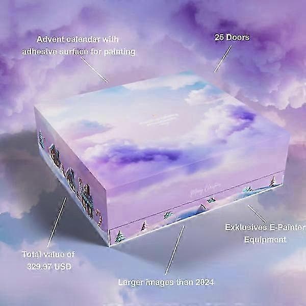 2025 Xxl Diamantmaleri Julekalender