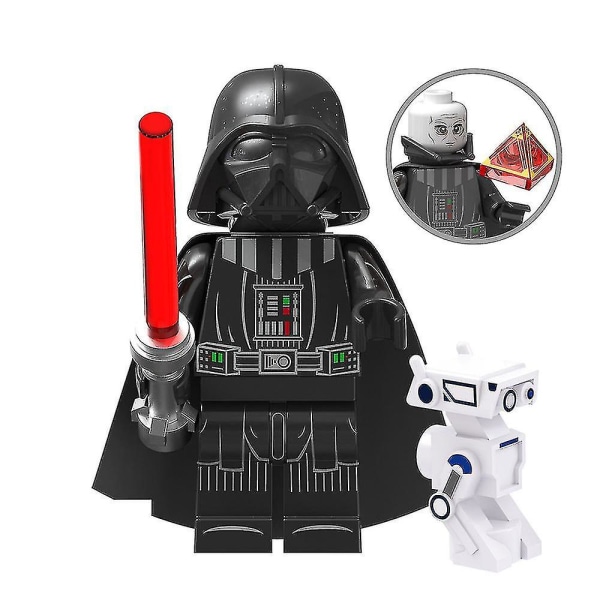 8 stk/sett Star Wars Minifigur Byggeklosser Sammensatte Figurer Leke for Barn Gaver