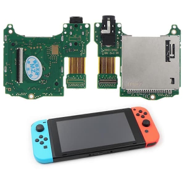 Spilkort Slot Socket Spilpatron Læser Reparationsdel til Switch Konsol