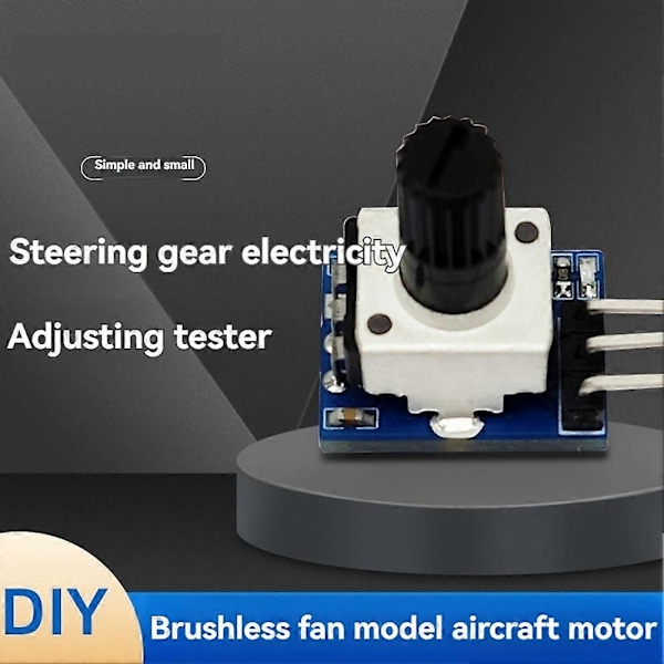 Liten Servomotor ESC Testare PWM Kontroll Mini DIY Borstlös Fläkt Modell Flygplansmotor Hastighetskontroller