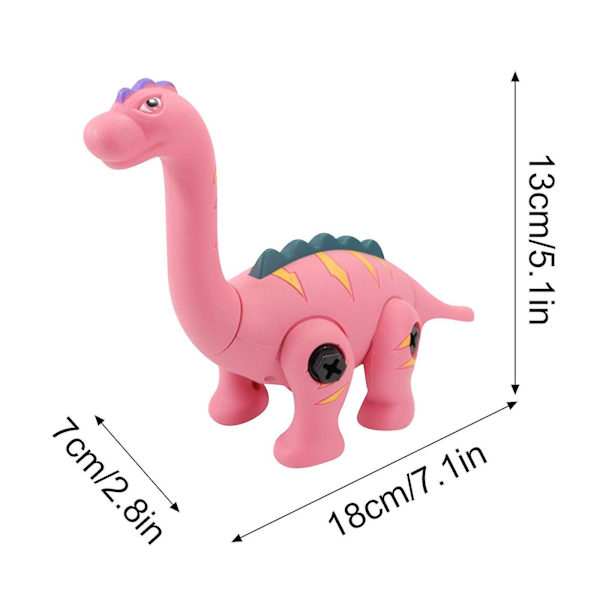 Dinosaur Legetøj til Børn Dino Legetøj med Bor STEM DIY Læringslegetøj med Værktøjer til Børn
