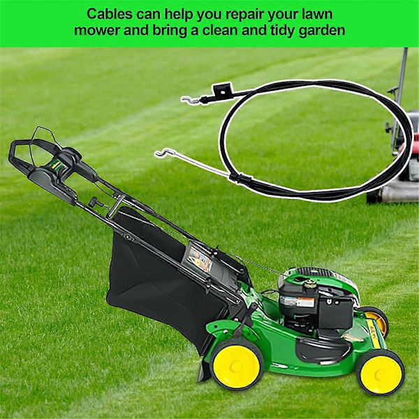 GX24184 Kabel til John Deere, Kompatibel med Model JS26 JS28 JS36 JS38 JS46 JM26 JM36 JM46 Skub Plæneklipper