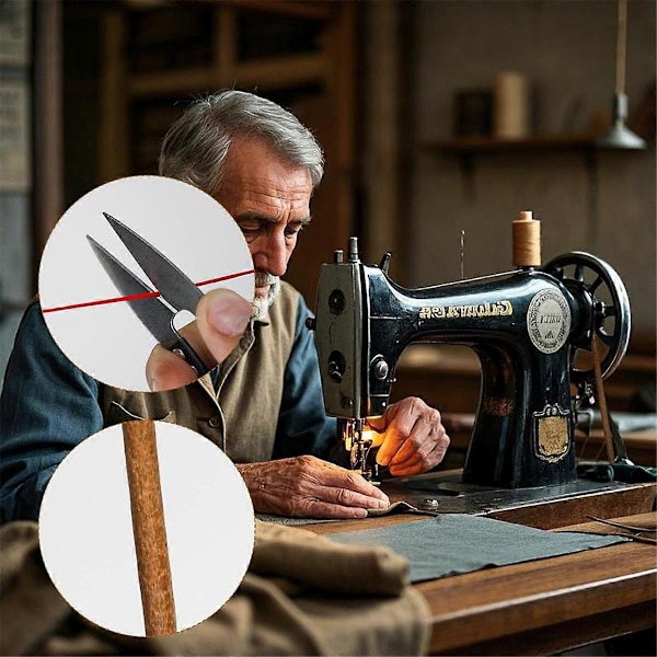3-delt drivreim for tråsymaskin med krok for Singer/Jones symaskiner, 3-delt symaskin