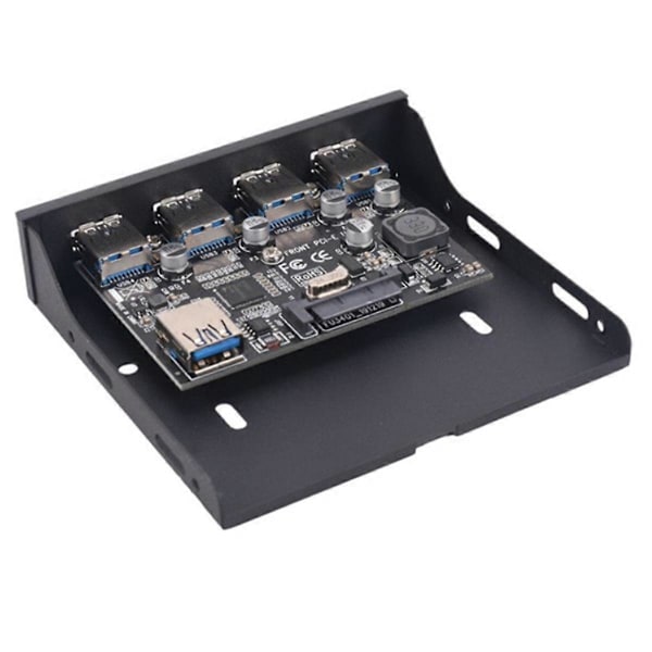 PCI-E til USB 3.0 PC Frontpanel USB Udvidelseskort PCIE USB Adapter 3,5 Tommer Floppy Frontpanel Beslag