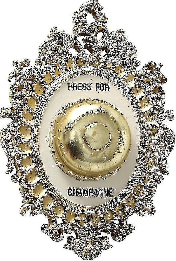 Ring Mini Champagne -painike Samppanjan Soittokellolle