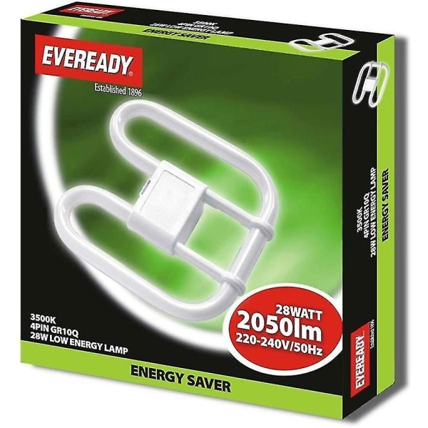 Eveready 28W 4-stifts 2D energisparlampa