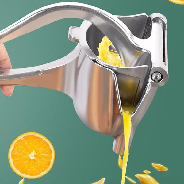 Hånddrevet Saftpresser i Robust Stål - Citron, Appelsin, Citrus