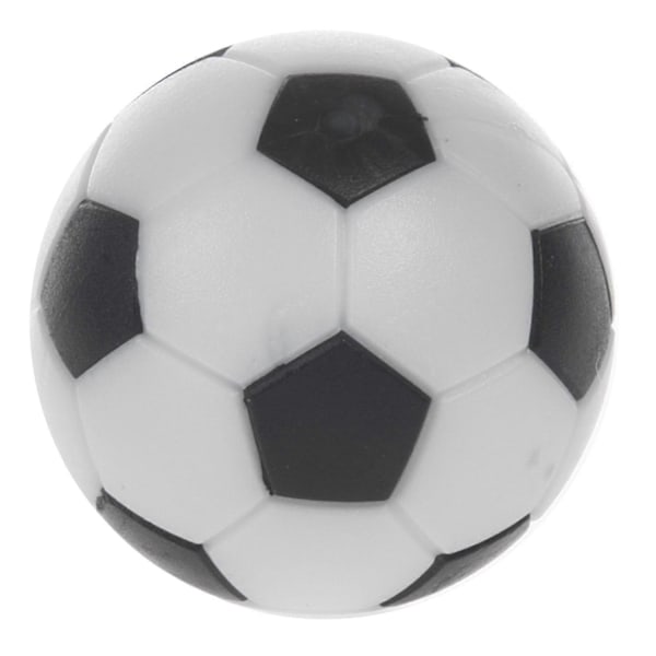 5x Plastik 32mm Fodbold Indendørs Bordfodbold Udskiftningsbold Sort+hvid