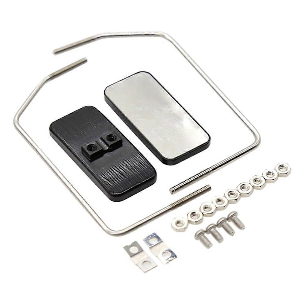 Metall Backspegel för 1/10 RC Crawler Bil Traxxas TRX4 D90 SCX10 1/14 Tamiya Lastbil SCANIA MAN AC
