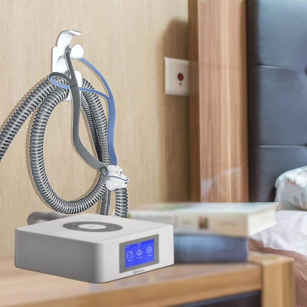 2 stk CPAP-slangeophæng med anti-slip funktion, CPAP-maske krog CPAP-slangeholder