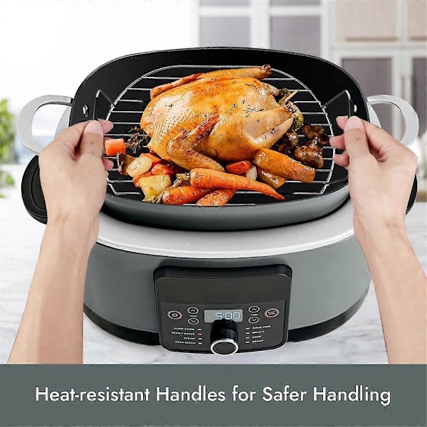Steke- og dampstativ for Foodi MC1000 MC1001 MC1010 Slow Cooker Crock, Multikoker Tilbehør